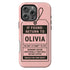 Personalized Lost & Found Tag iPhone Case